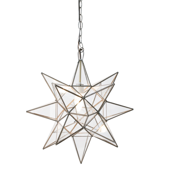 Moravian Star Pendant Light 20" - Four Finish Options