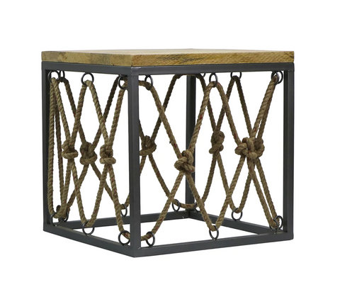 Tied Up Side Table - Matthew Izzo Collection - Matthew Izzo Home
