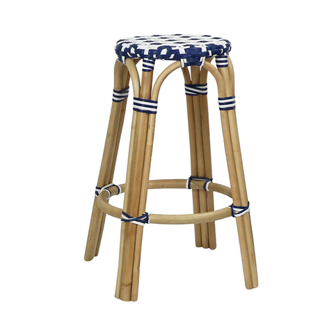 Cannes Rattan Counter Stool - Matthew Izzo Collection - Matthew Izzo Home