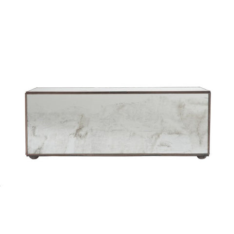 Worlds Away Rectangular Antique Mirror Box - Matthew Izzo Home