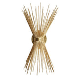 Worlds Away Cornell Gold Leaf Wall Sconce - Matthew Izzo Home