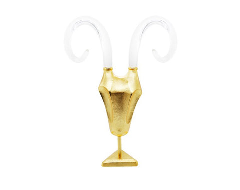 Worlds Away Waldo Gold Leaf Sculpture - Matthew Izzo Home