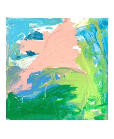 Matthew Izzo Abstract Acrylic Painting, "Spring Awakening" (2020) - Matthew Izzo Home