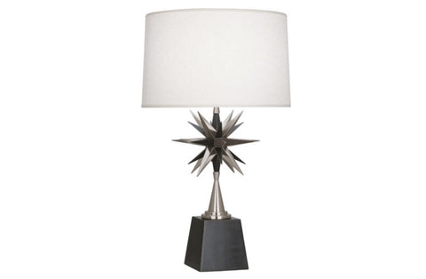 Robert Abbey Cosmos Nickel Table Lamp - Matthew Izzo Home