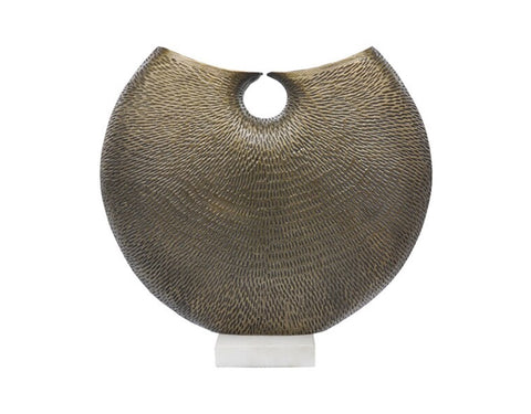 Worlds Away Penny Antique Brass Metal Sculpture - Matthew Izzo Home