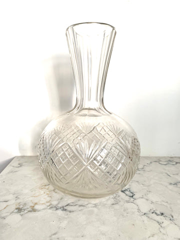 Early 20th Century Elegant Glass Vase - Matthew Izzo Home