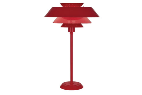 Robert Abbey Pierce Red Table Lamp - Matthew Izzo Home