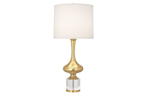 Robert Abbey Jeannie Brass/Cream Table Lamp - Matthew Izzo Home