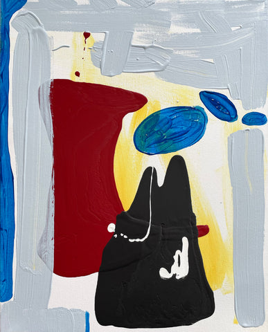 Matthew Izzo Abstract Acrylic Painting, "Mountains" (2022) - Matthew Izzo Home