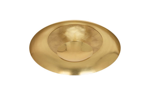 Michael Berman Brut Modern Brass LED Flushmount - Matthew Izzo Home