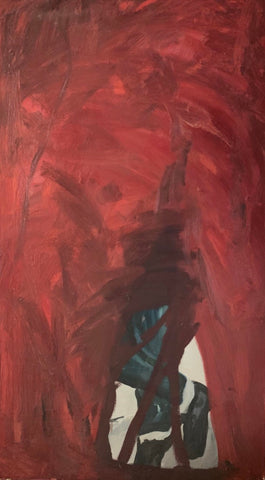 Matthew Izzo Abstract Oil Painting (1989) - Matthew Izzo Home