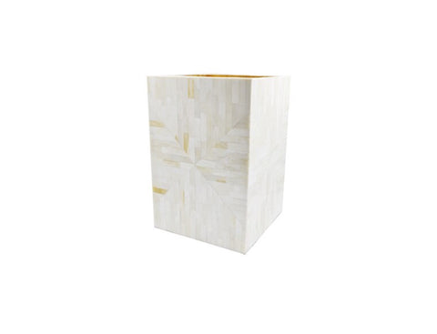 Worlds Away Diana Elegant Wastebasket - Matthew Izzo Home