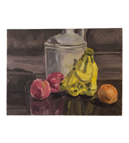 Hans Petrich Still Life with Jug and Bananas, Oil on Canvas (c.1990) - Matthew Izzo Home