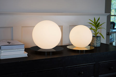 Pablo Designs Bola Sphere Matte Black Table Lamp - Matthew Izzo Home