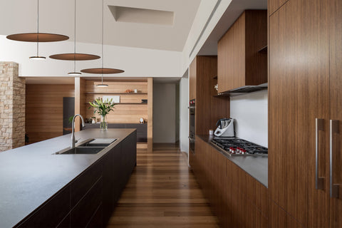 Pablo Designs Sky Dome Walnut Pendant - Matthew Izzo Home