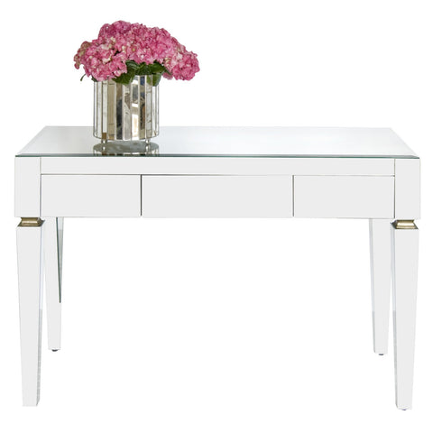 Worlds Away Jacklyn Mirrored Desk - Matthew Izzo Home