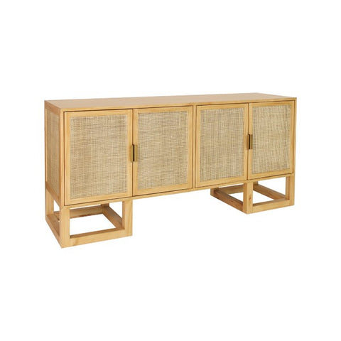 Worlds Away Patrick Four Door Cabinet - Matthew Izzo Home