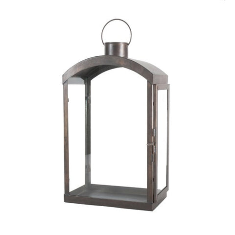 Worlds Away Ruby Rectangular Base Lantern - Matthew Izzo Home