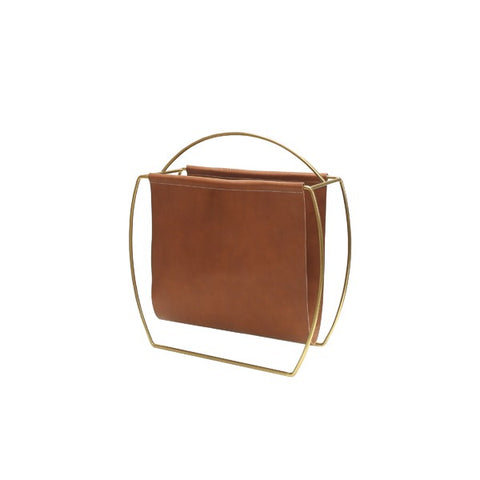 Worlds Away Russell Magazine Rack - Matthew Izzo Home